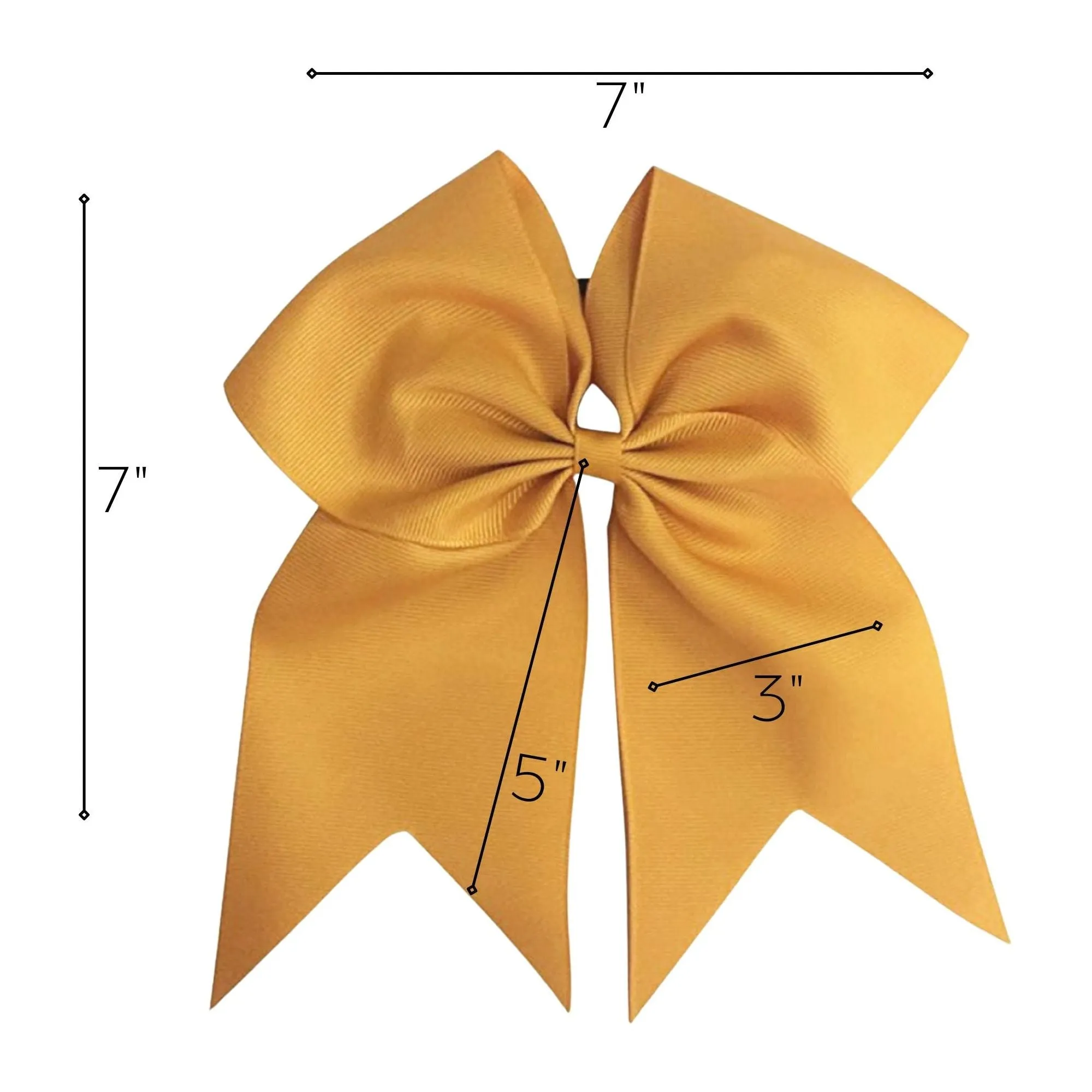 Gold Cheer Bow