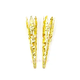 Gold Filigree Jewelry Setting Crystal Ice (30 pieces)