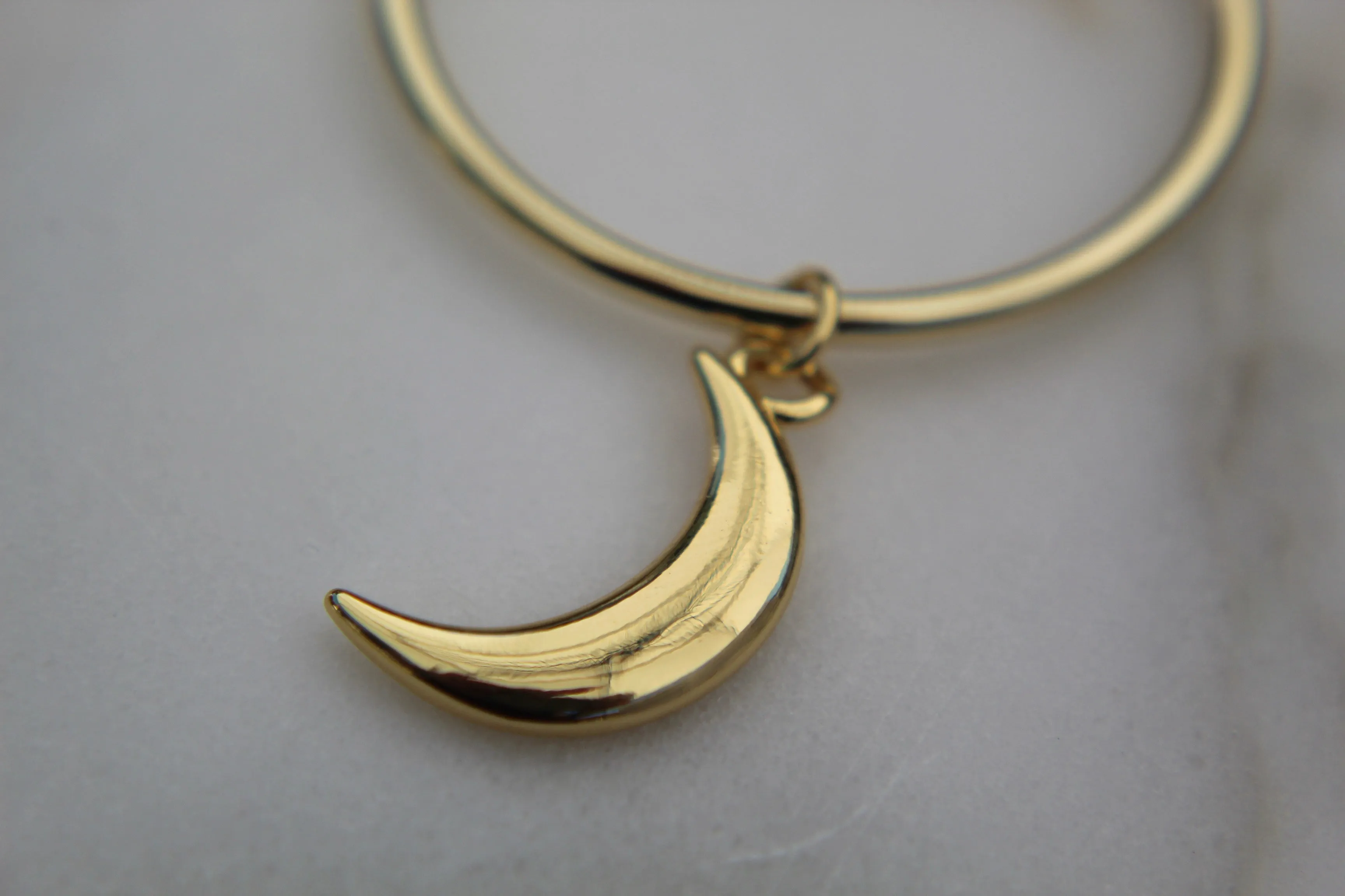 Guadalupe’s Moon Hoop Earrings