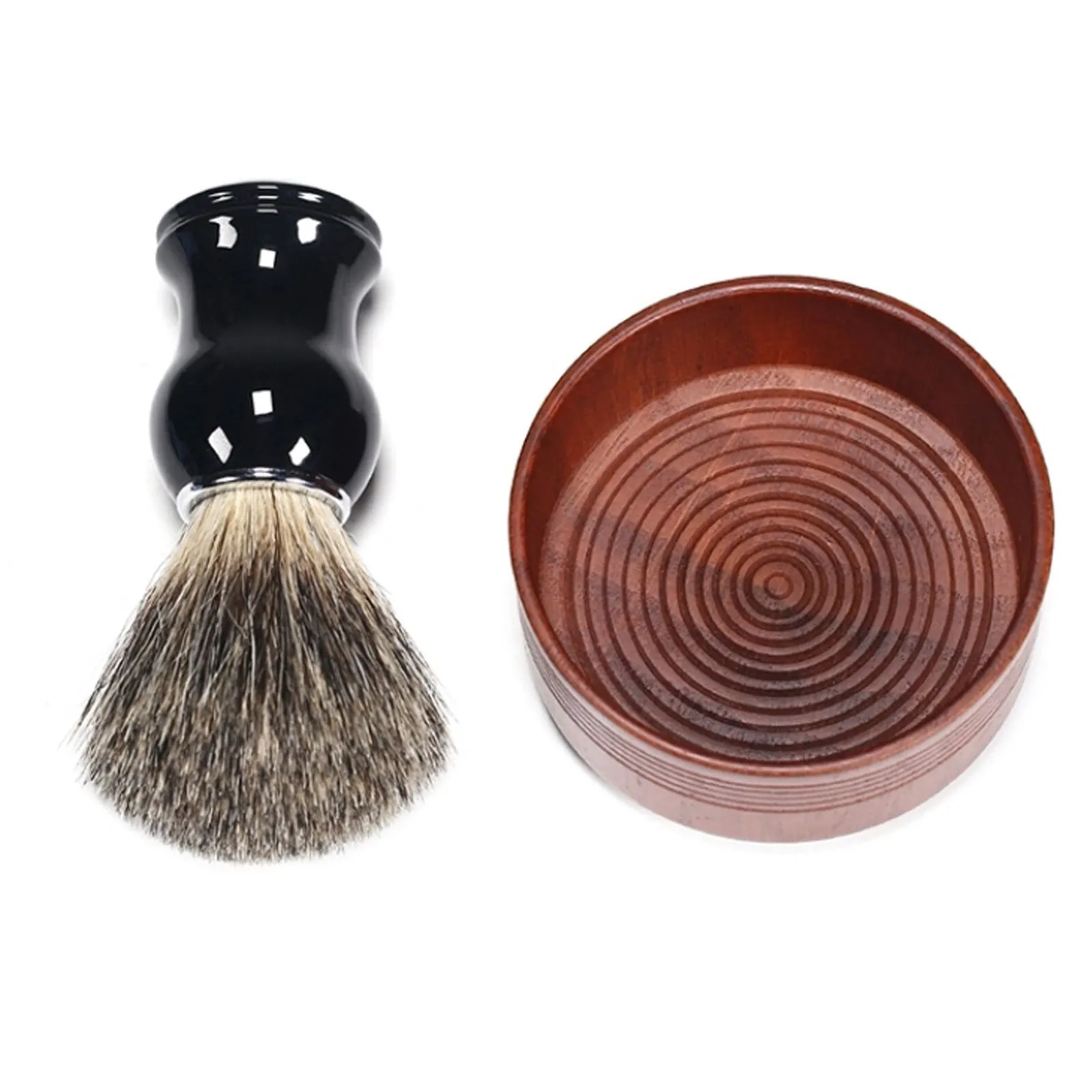 Handmade Wooden Shaving Soap Bowl