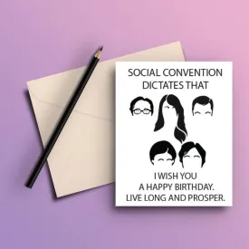 Happy Birthday Big Bang Card
