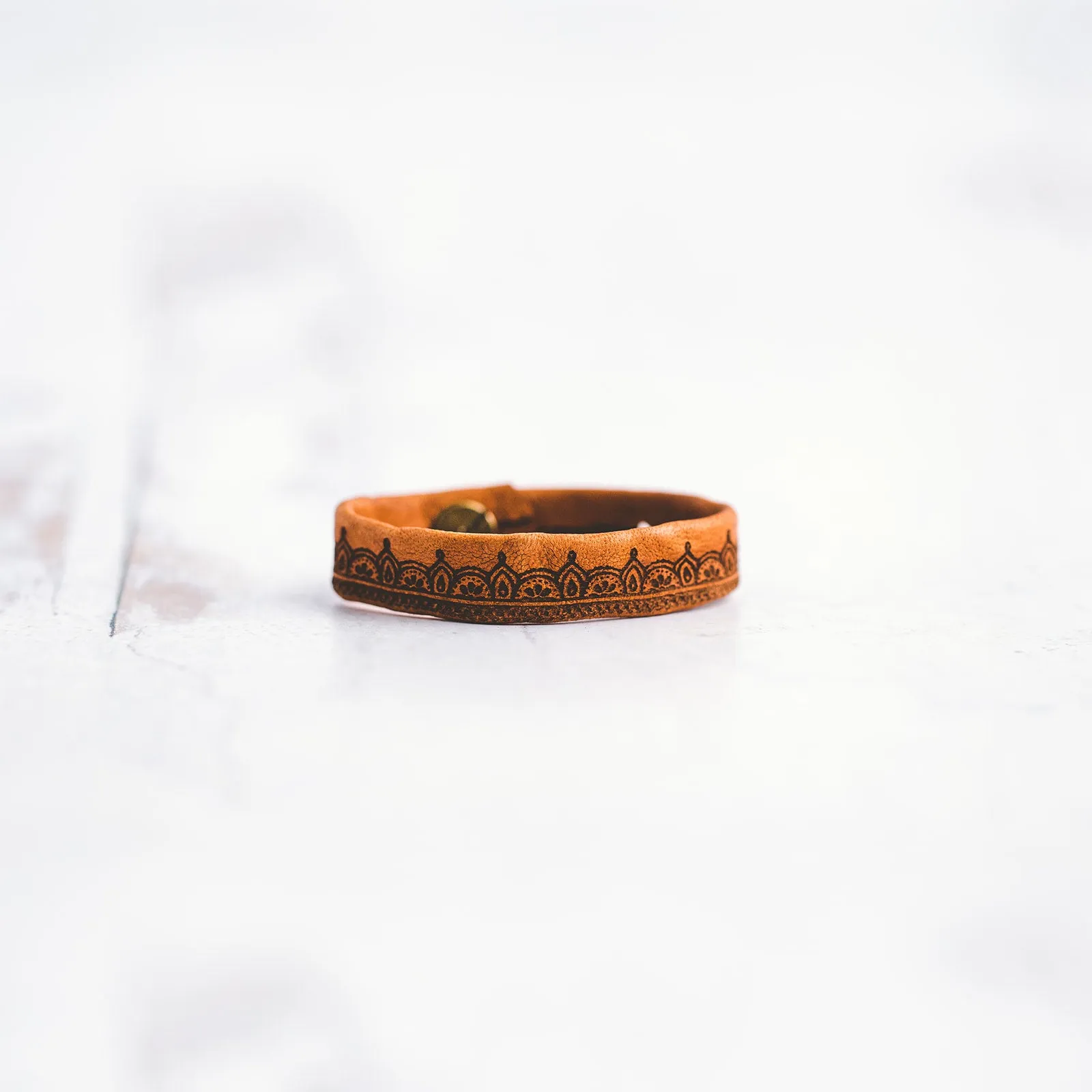 Henna Kids Bracelet - Antique Brass