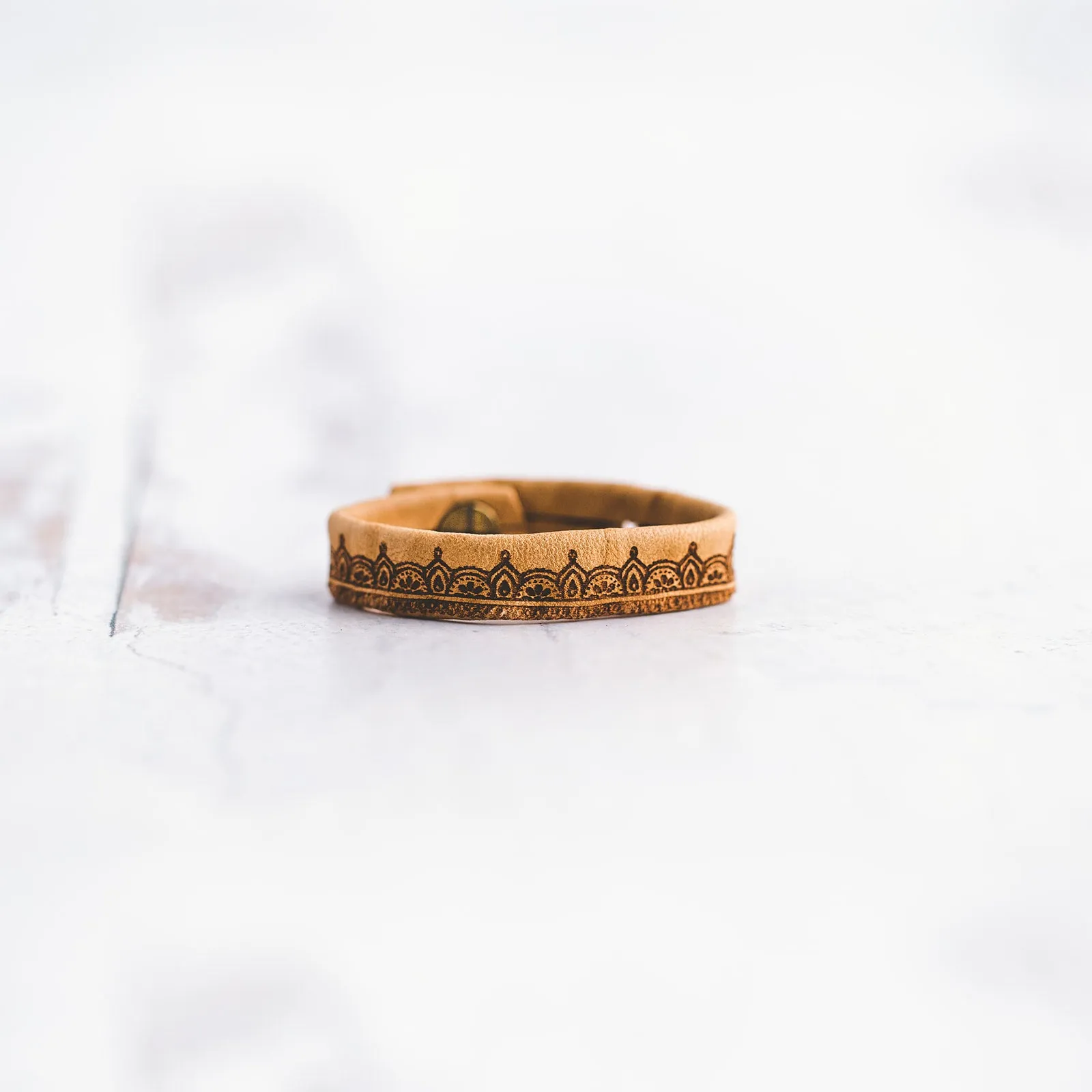 Henna Kids Bracelet - Antique Brass