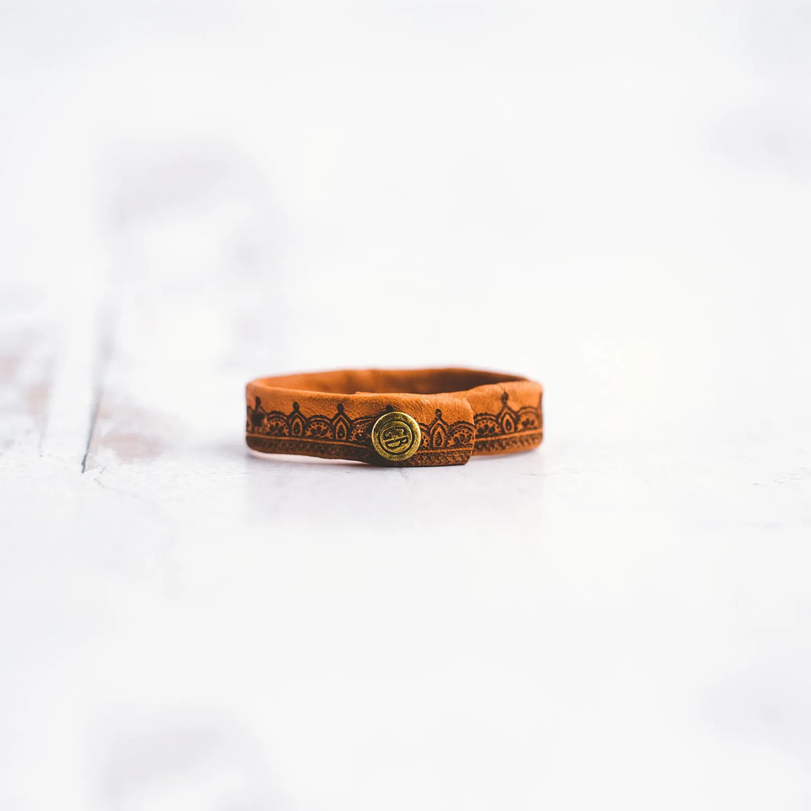 Henna Kids Bracelet - Antique Brass