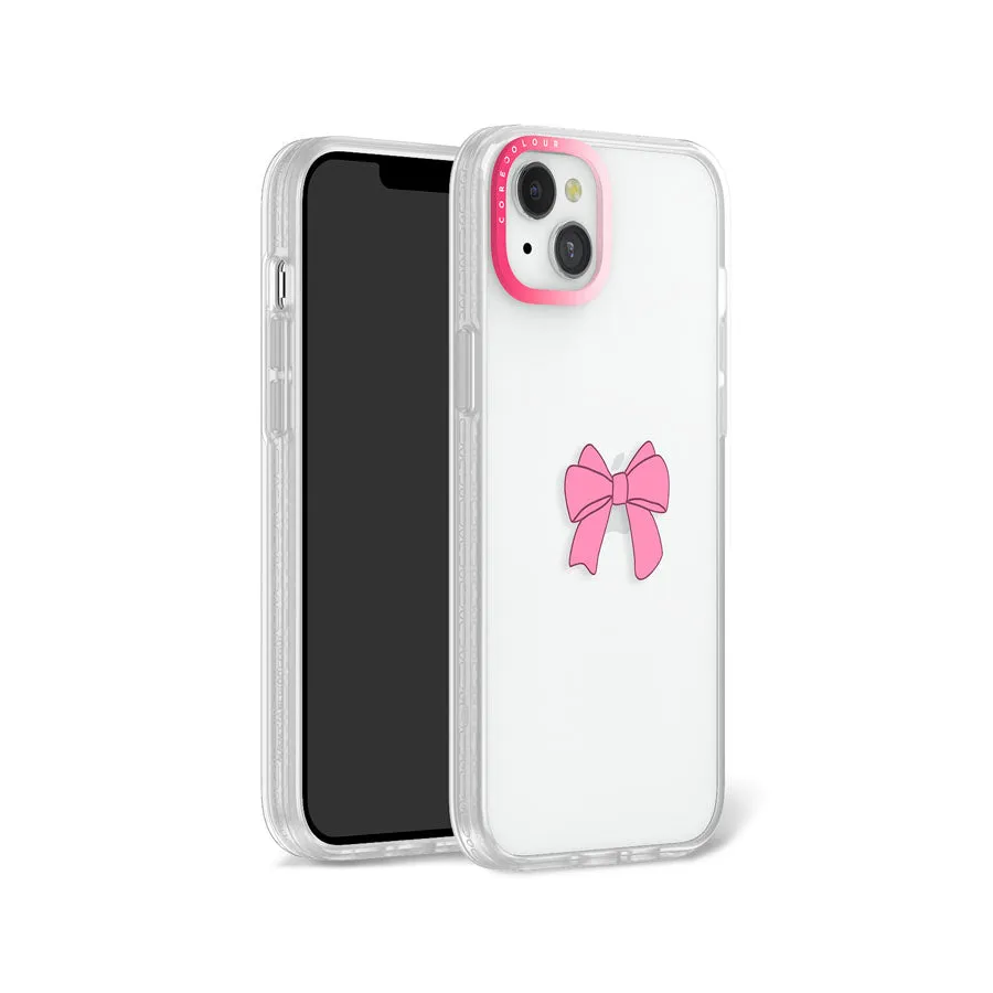 iPhone 12 Pro Max Pink Ribbon Bow Phone Case