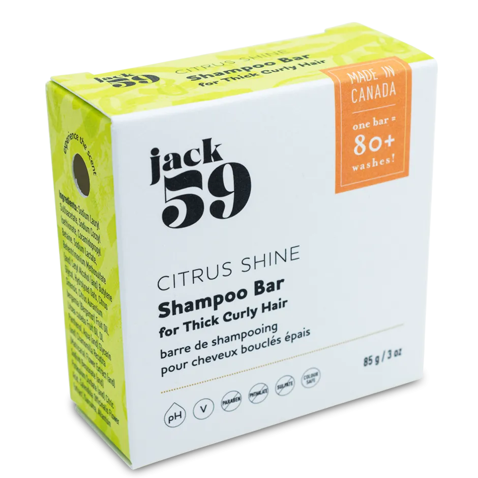 Jack59 "Citrus Shine" Shampoo Bar