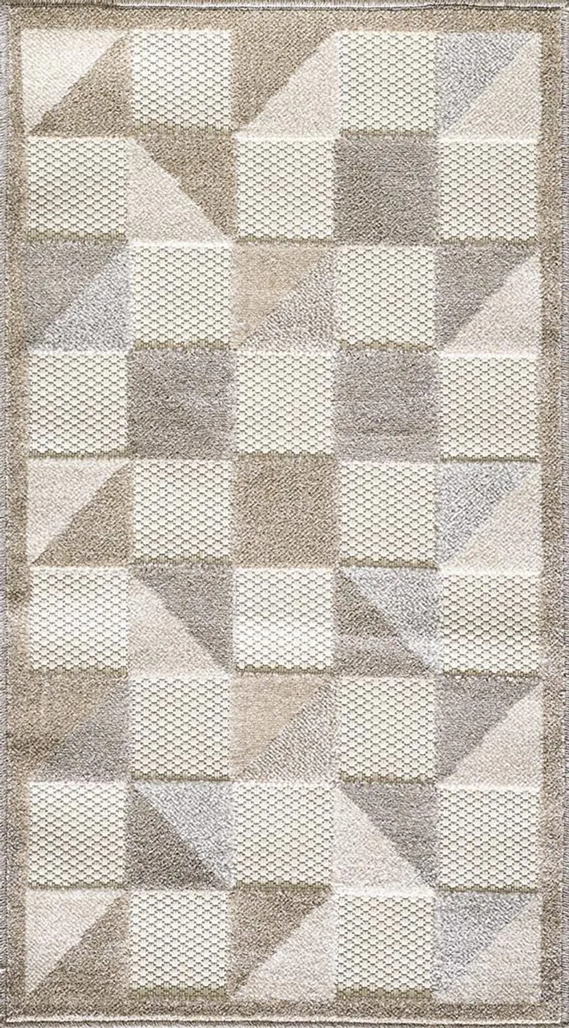 KAS Calla Scope Round Indoor/Outdoor Rug