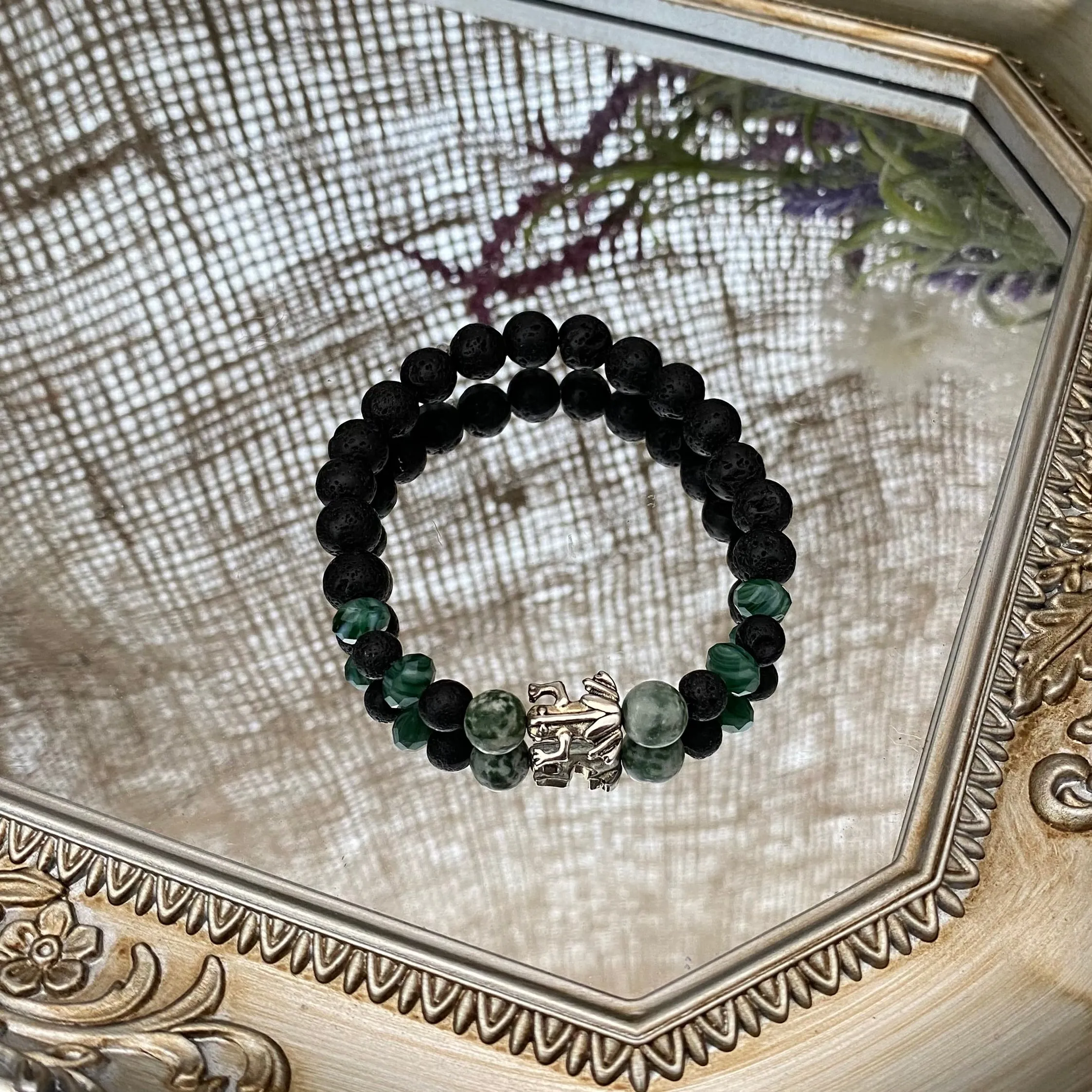 Lava bead bracelets - various styles