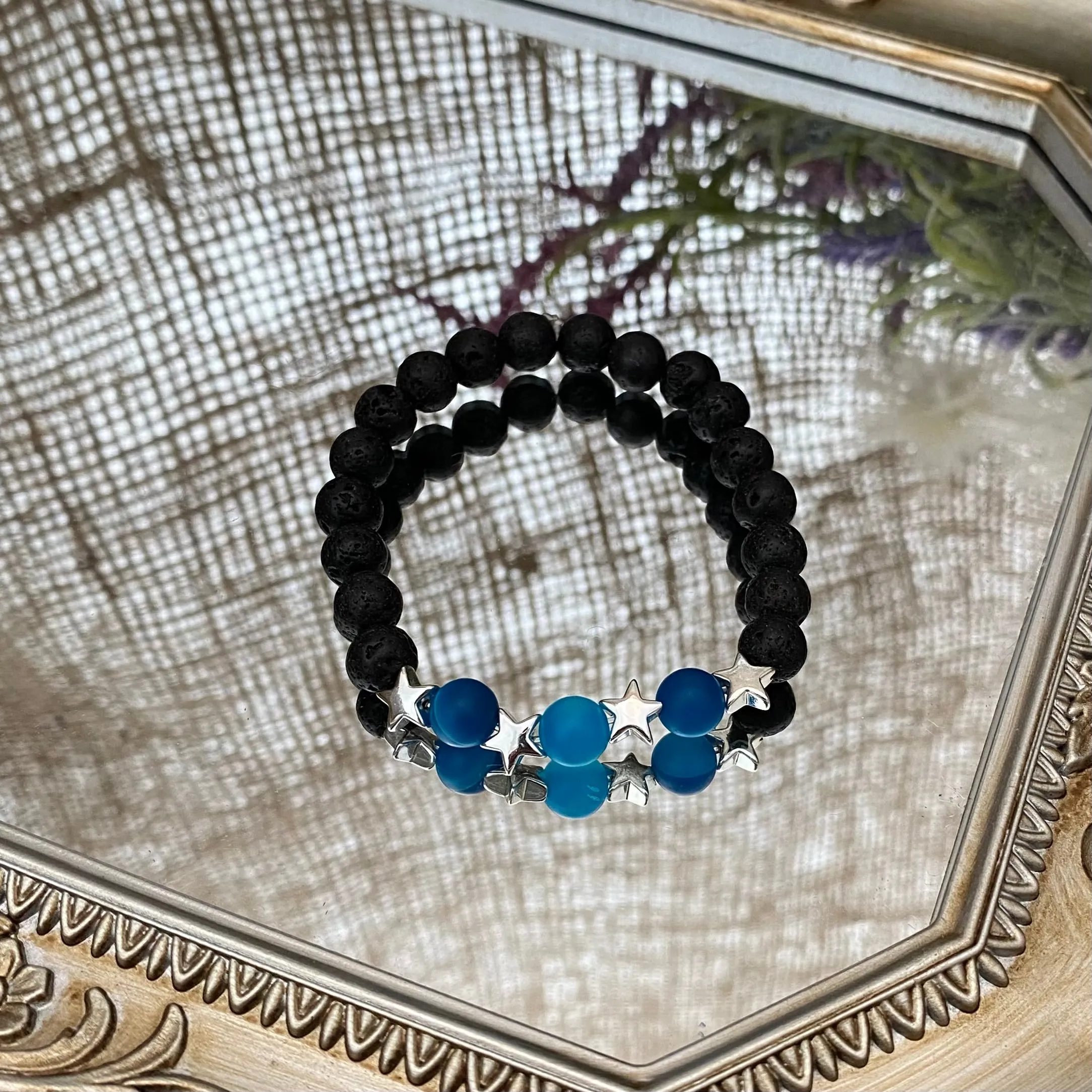 Lava bead bracelets - various styles