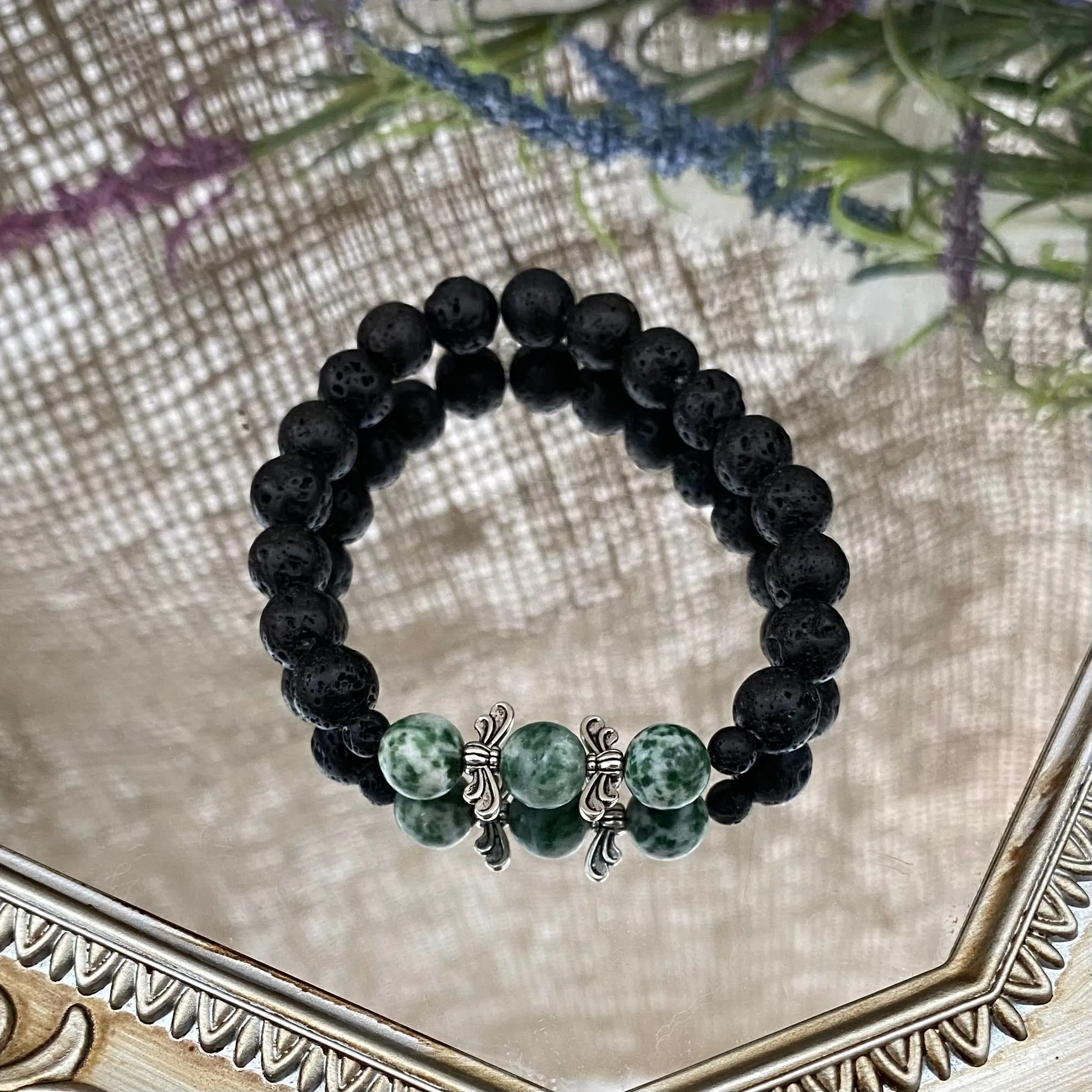 Lava bead bracelets - various styles