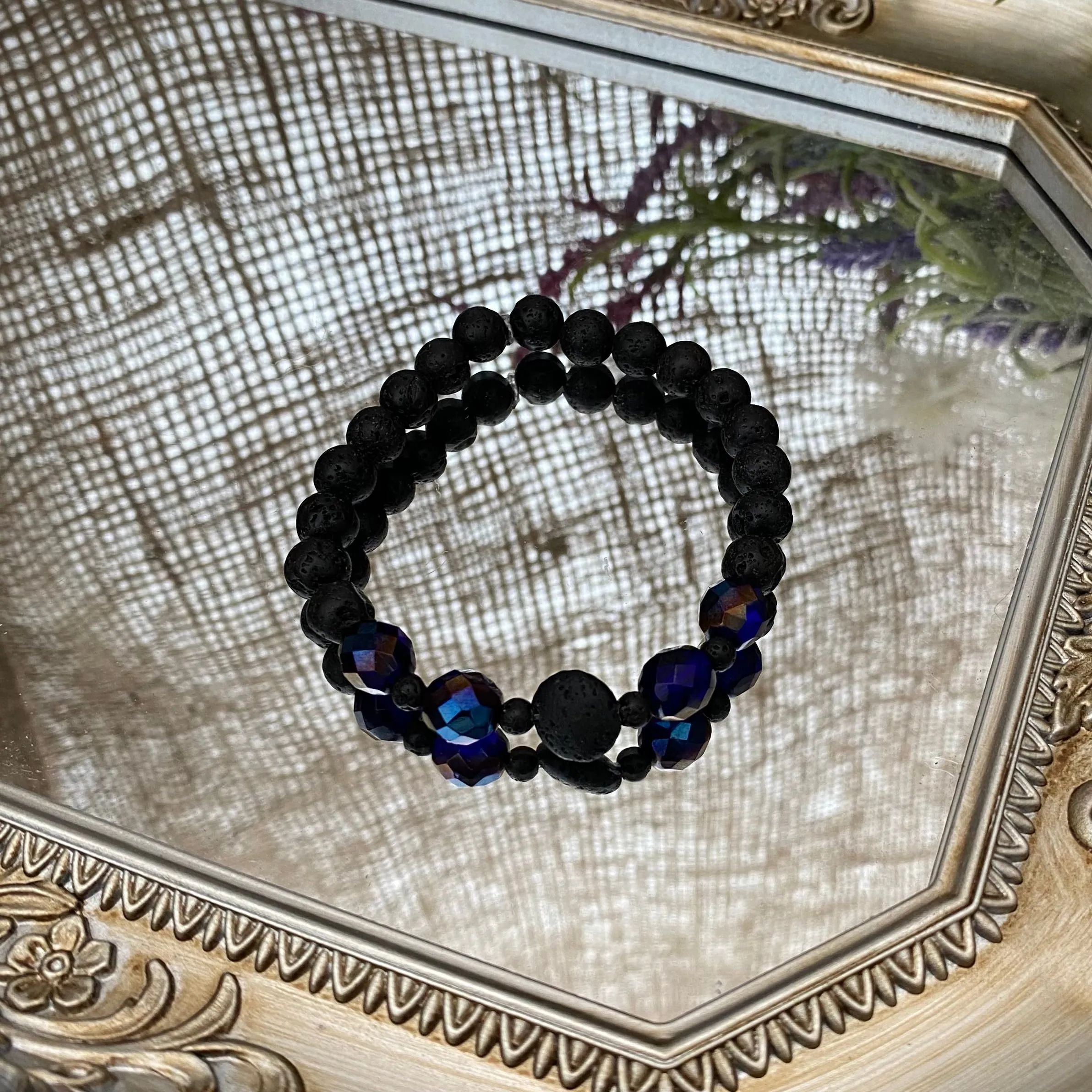 Lava bead bracelets - various styles