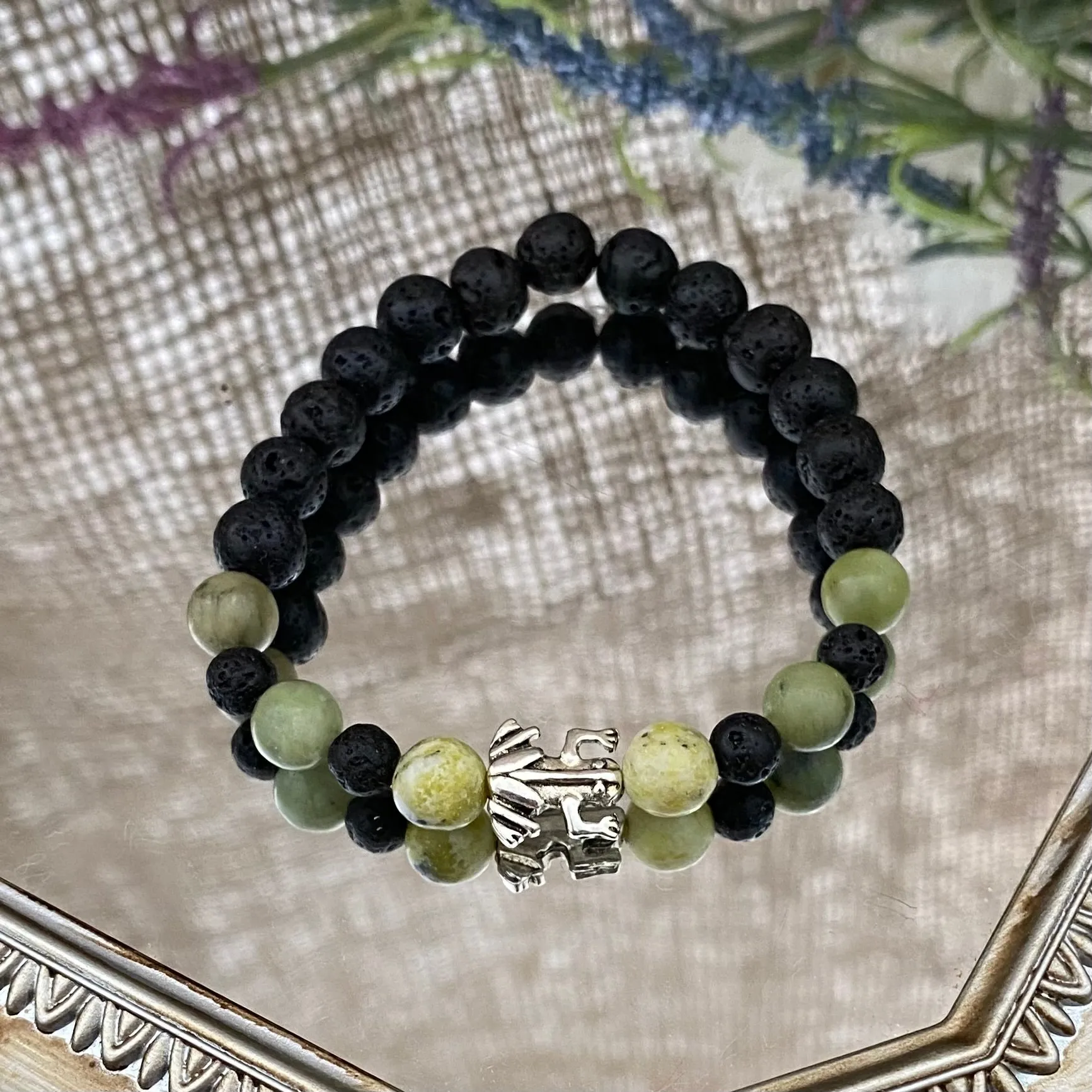 Lava bead bracelets - various styles