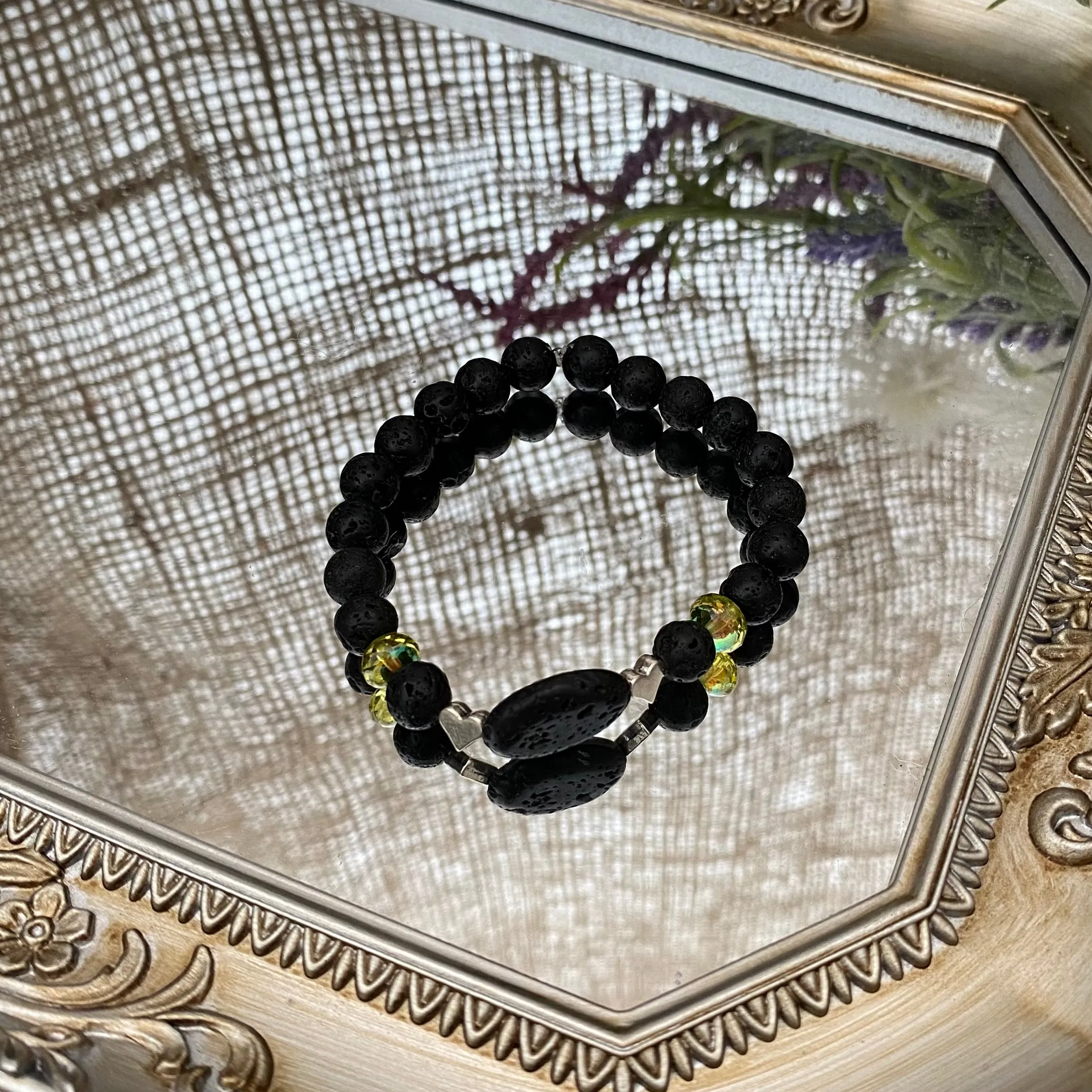 Lava bead bracelets - various styles