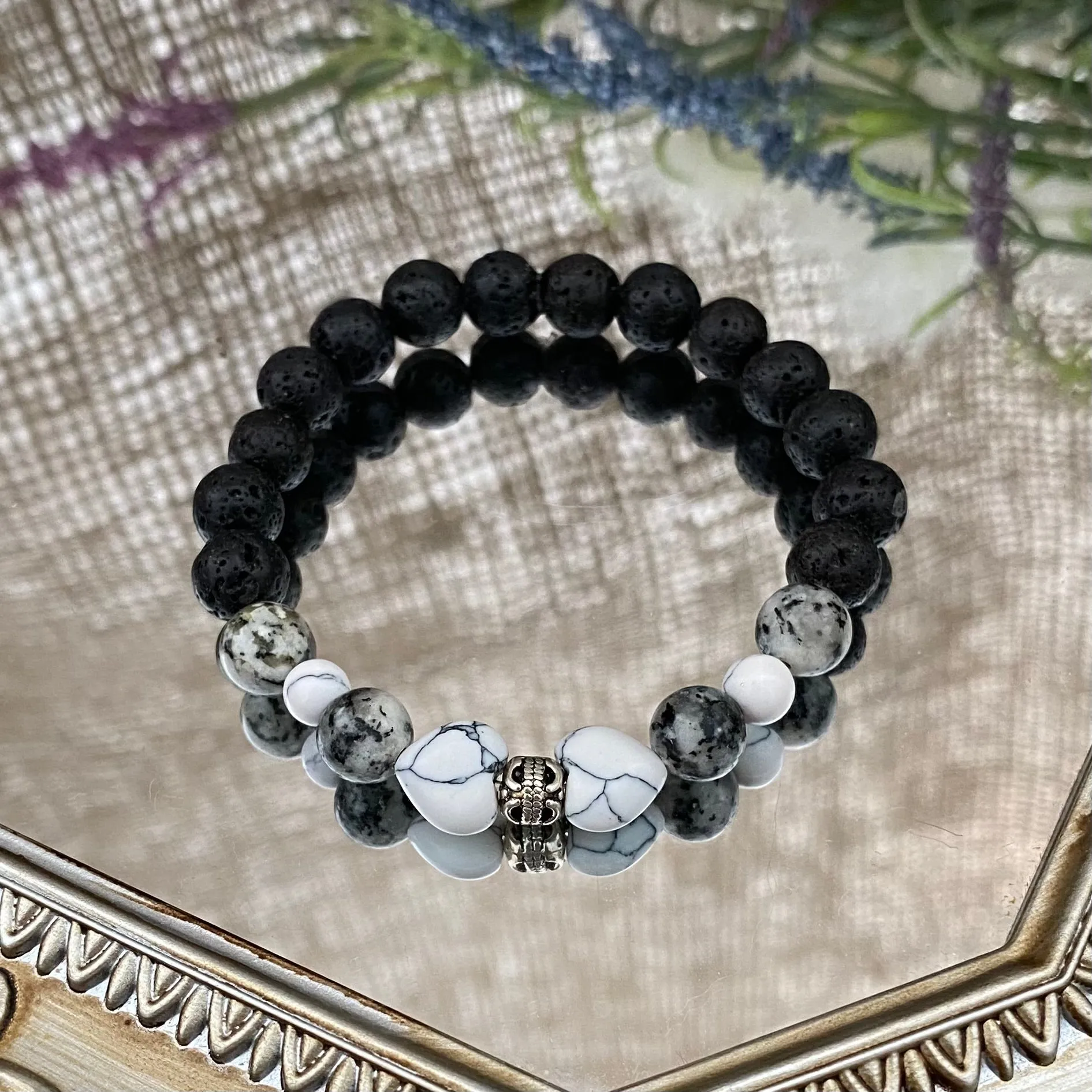 Lava bead bracelets - various styles