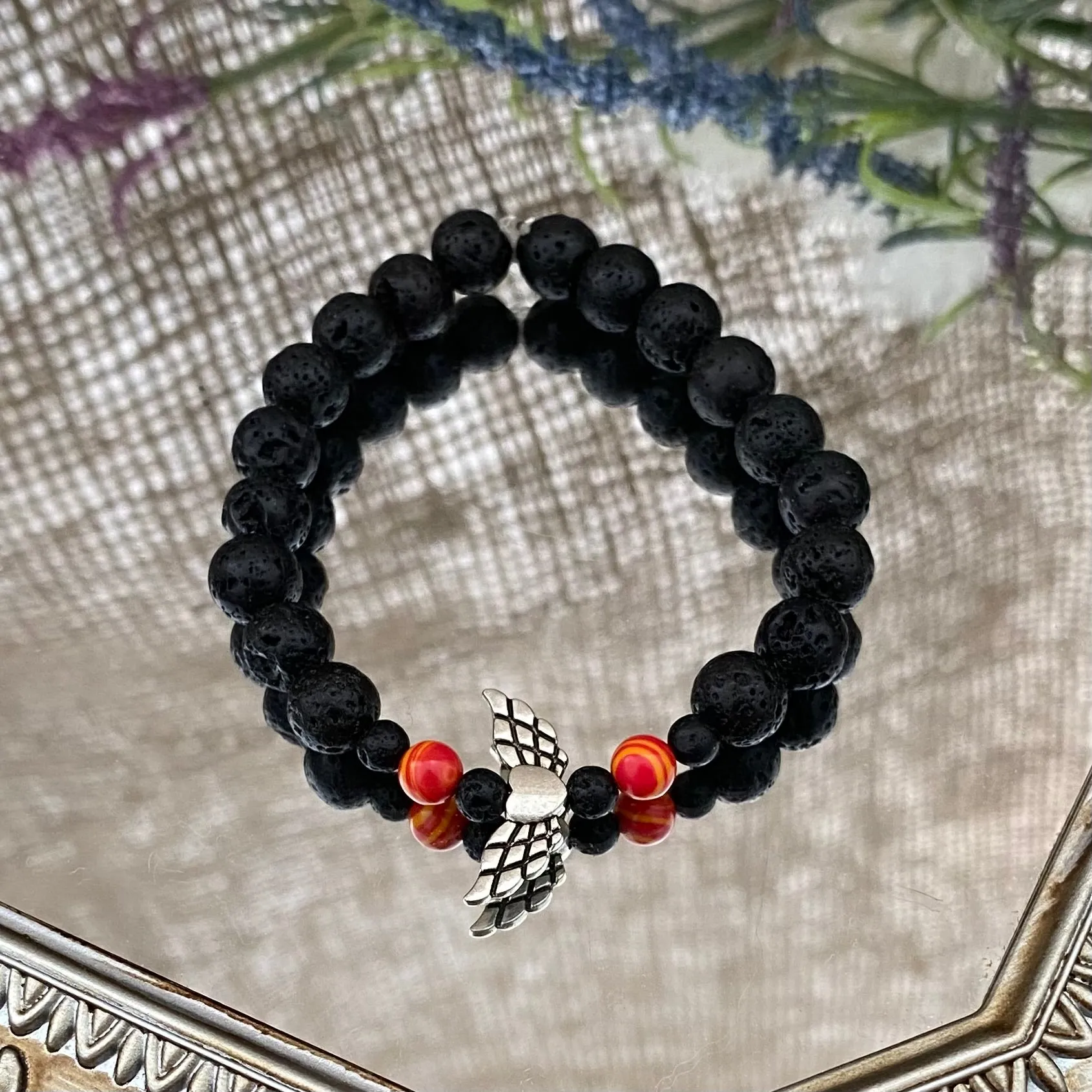 Lava bead bracelets - various styles