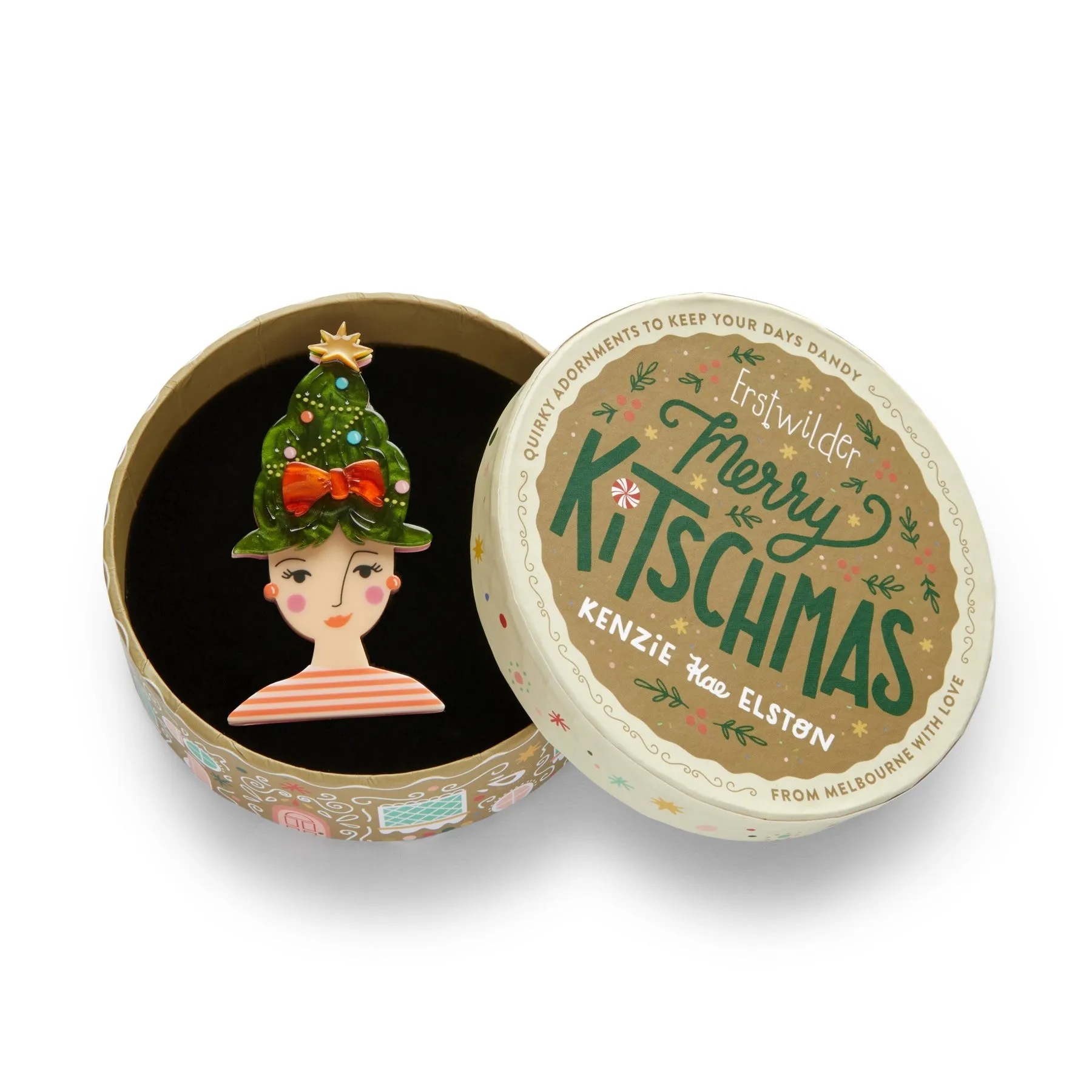 Merry Kitschmas Collection Fresh Festive Do Brooch