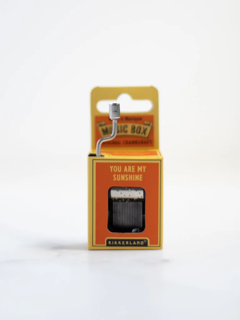 Mini Hand-Crank Music Box