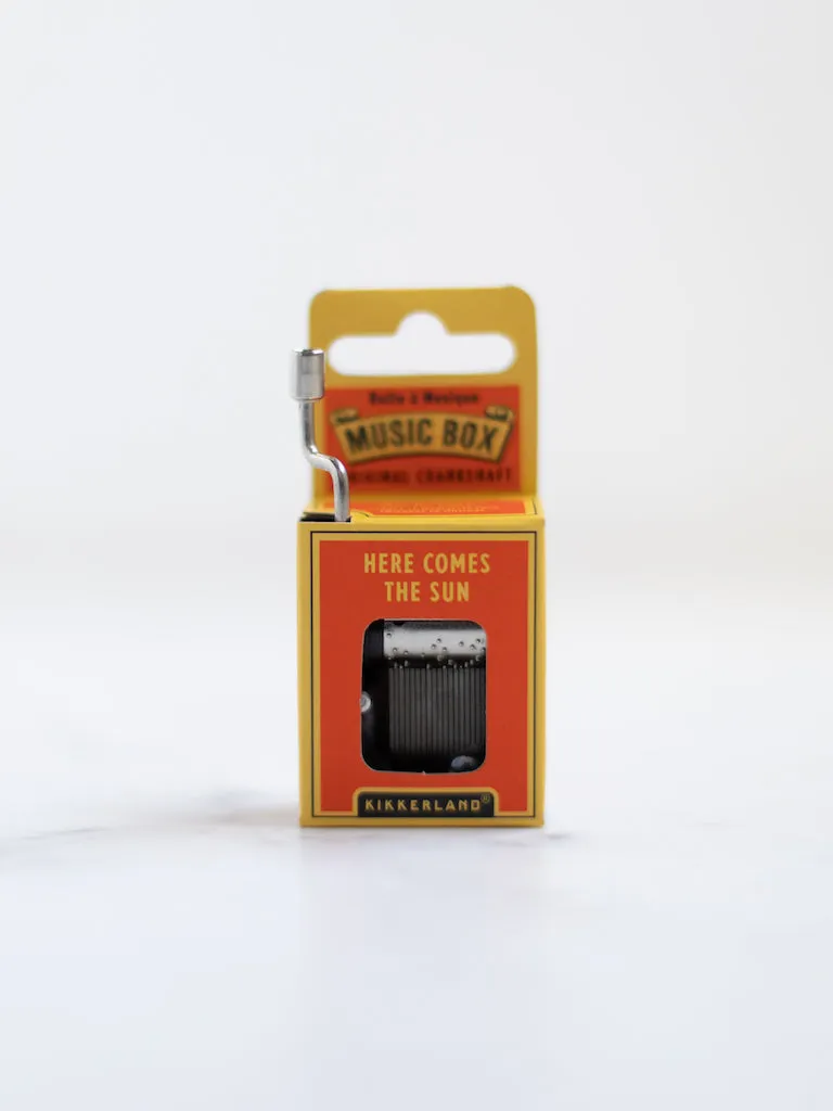 Mini Hand-Crank Music Box