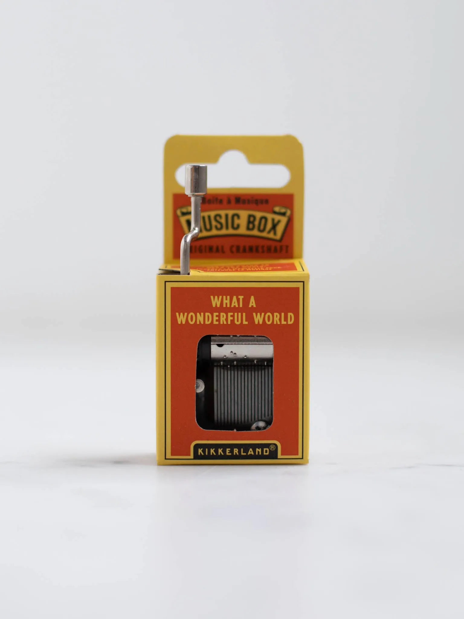 Mini Hand-Crank Music Box