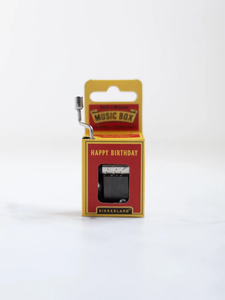 Mini Hand-Crank Music Box