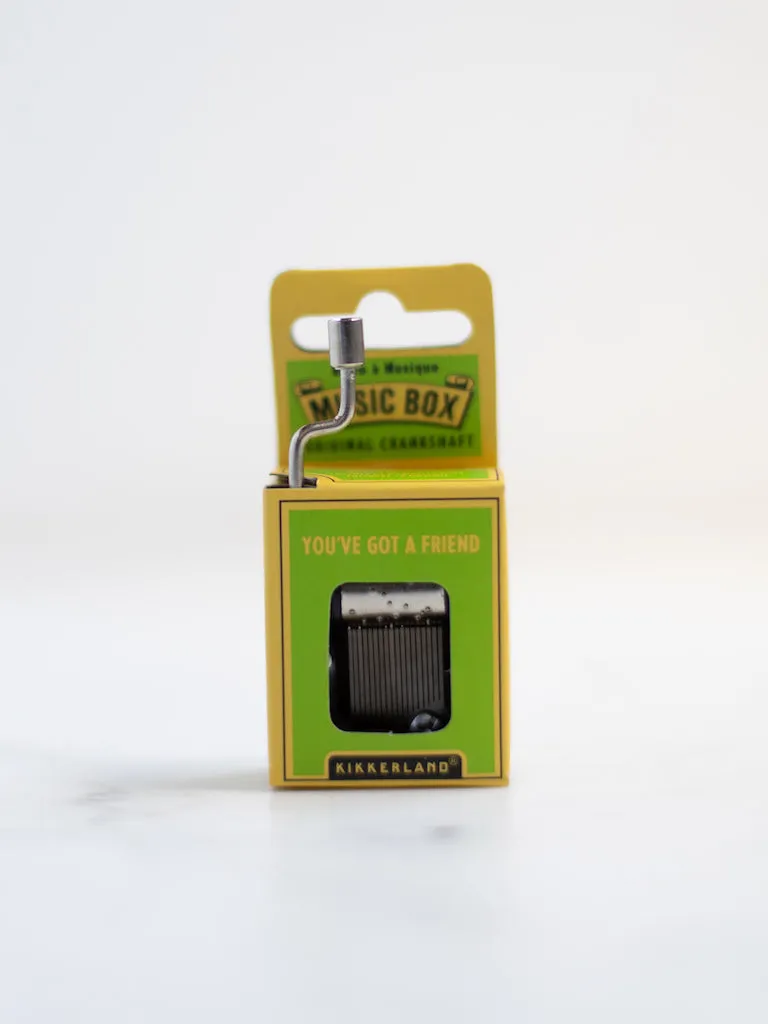 Mini Hand-Crank Music Box