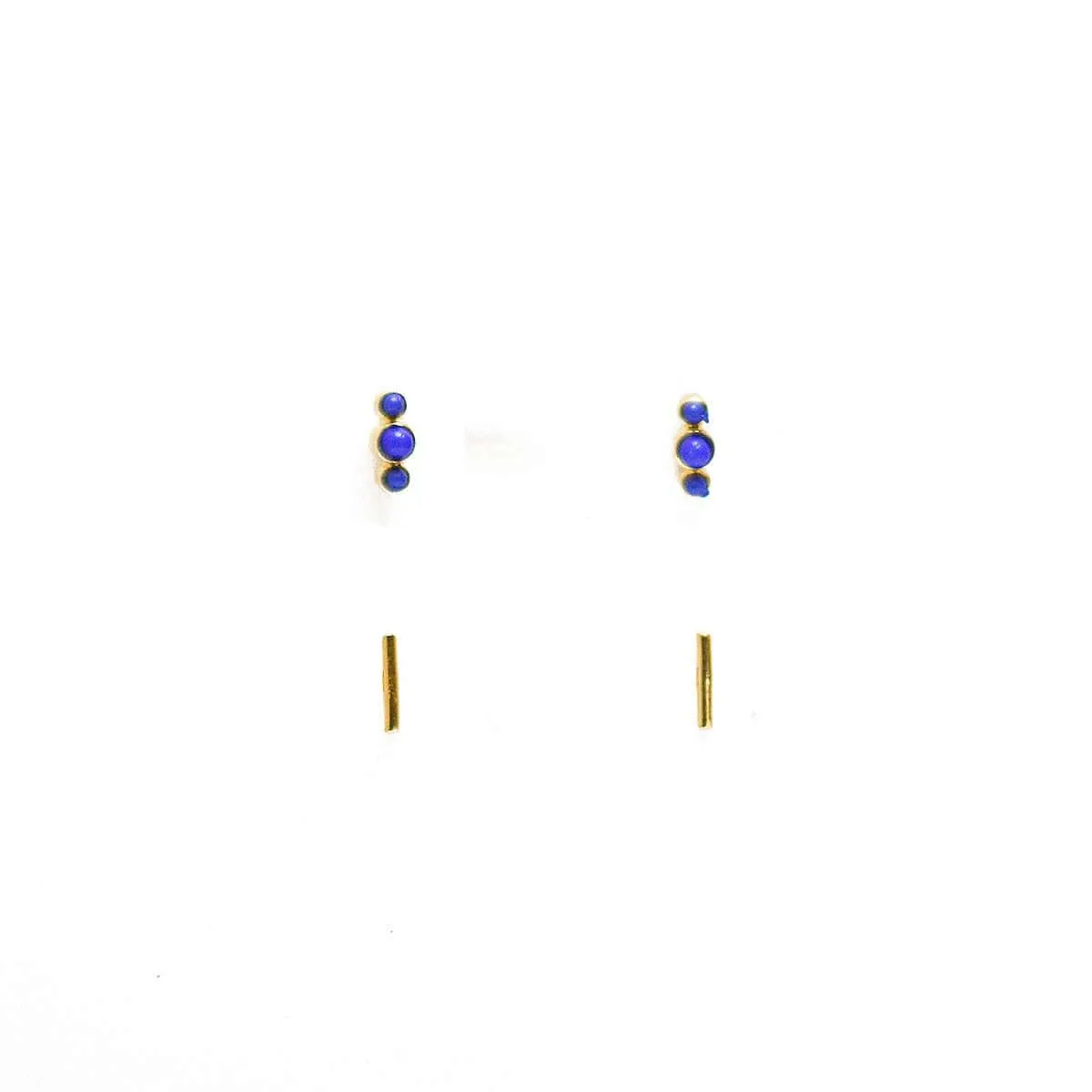 Mini Stick Set Of 2 Earrings