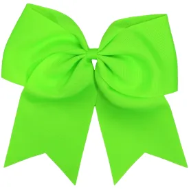 Neon Green Cheer Bow