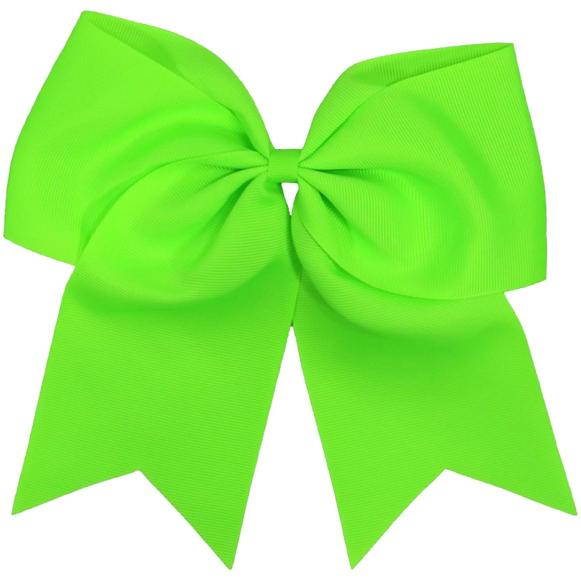 Neon Green Cheer Bow