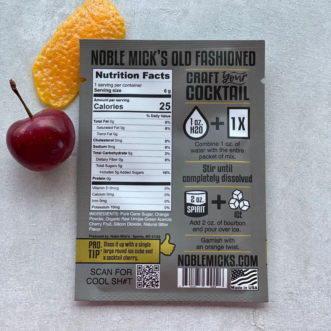 Noble Micks Single Serve Craft Cocktail