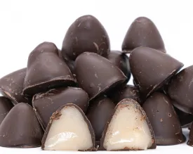 Old Fashioned Chocolate Drops, vanilla cream filled