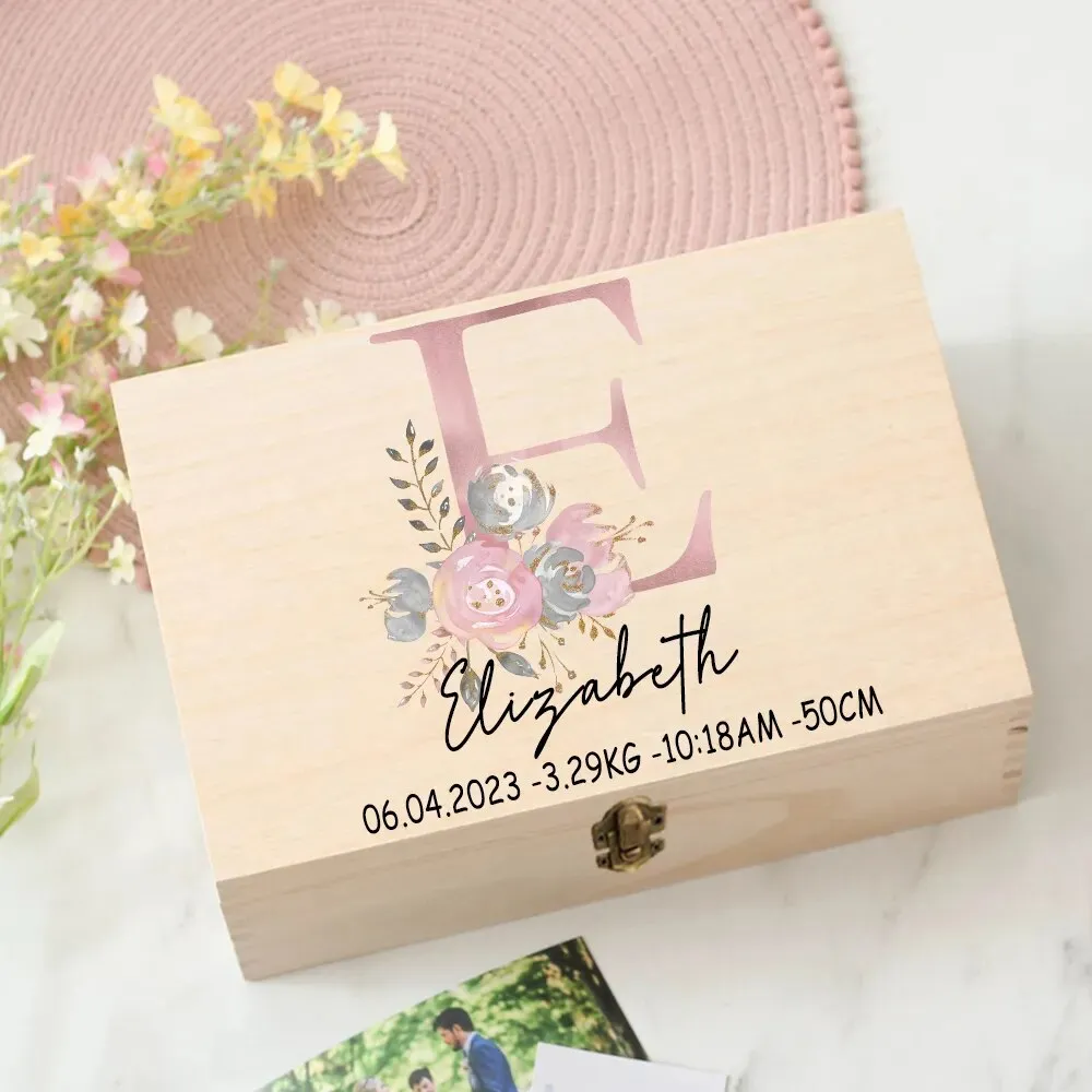 Personalised Baby Gift Keepsake Memory Box