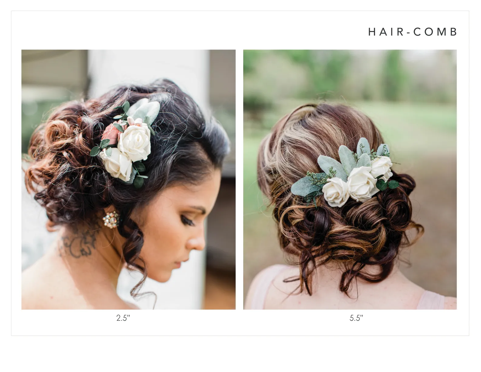 Rosey Pink Hair Comb