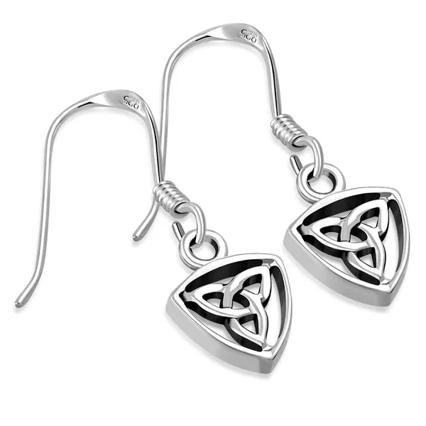 Small Celtic Knot Earrings - Sterling Silver