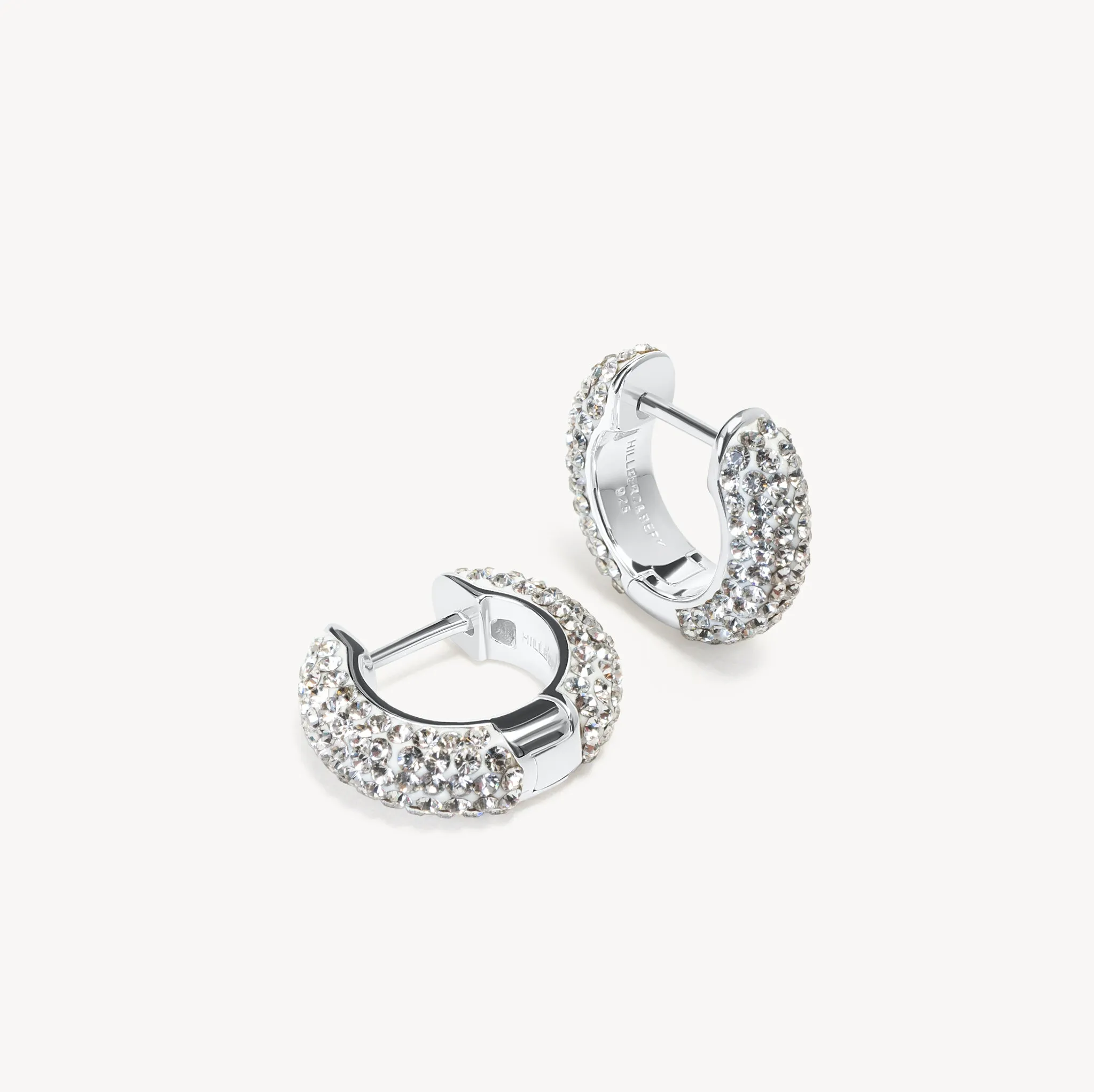 Small Sparkle Hoop Earrings