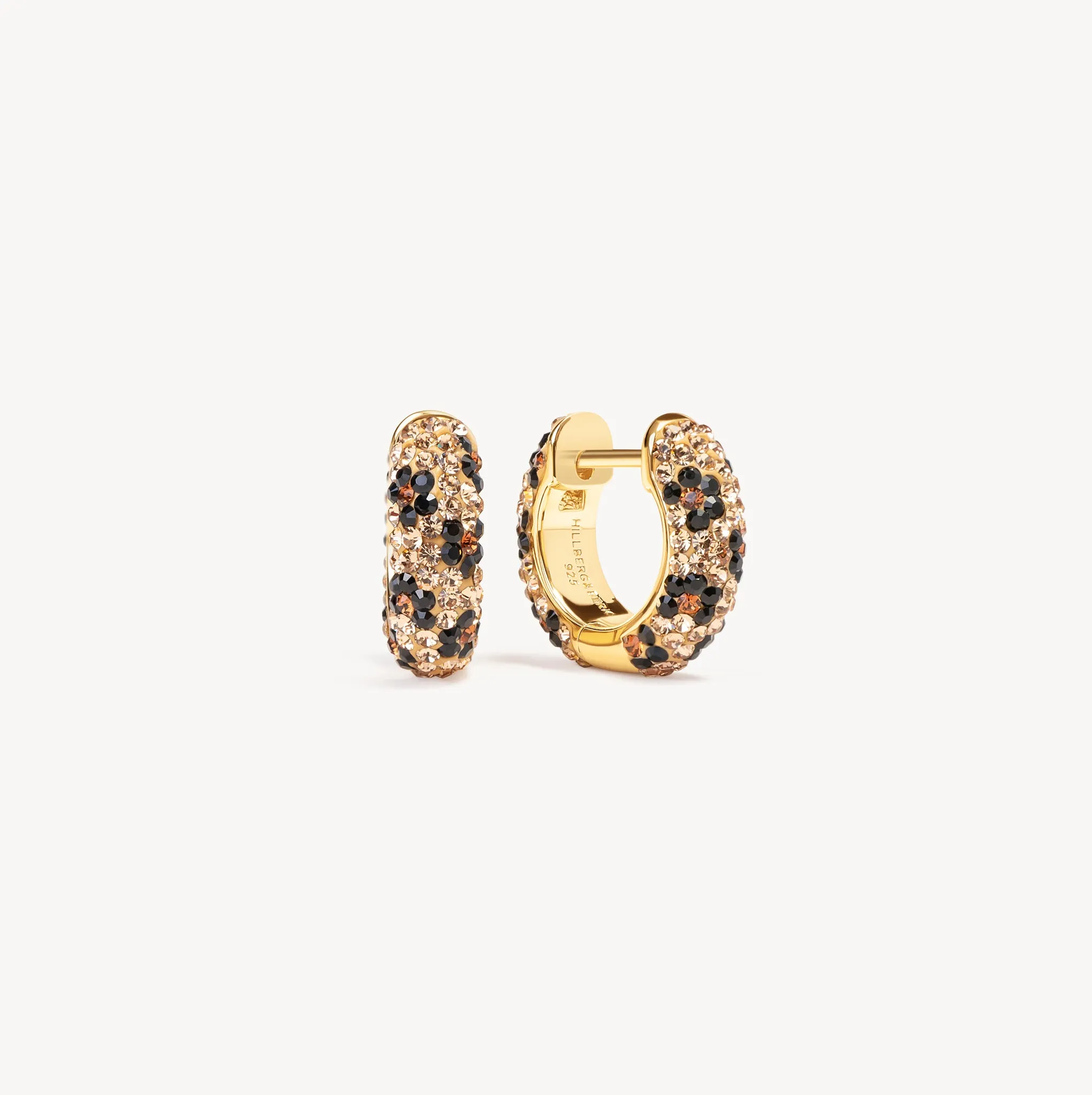 Small Sparkle Hoop Earrings