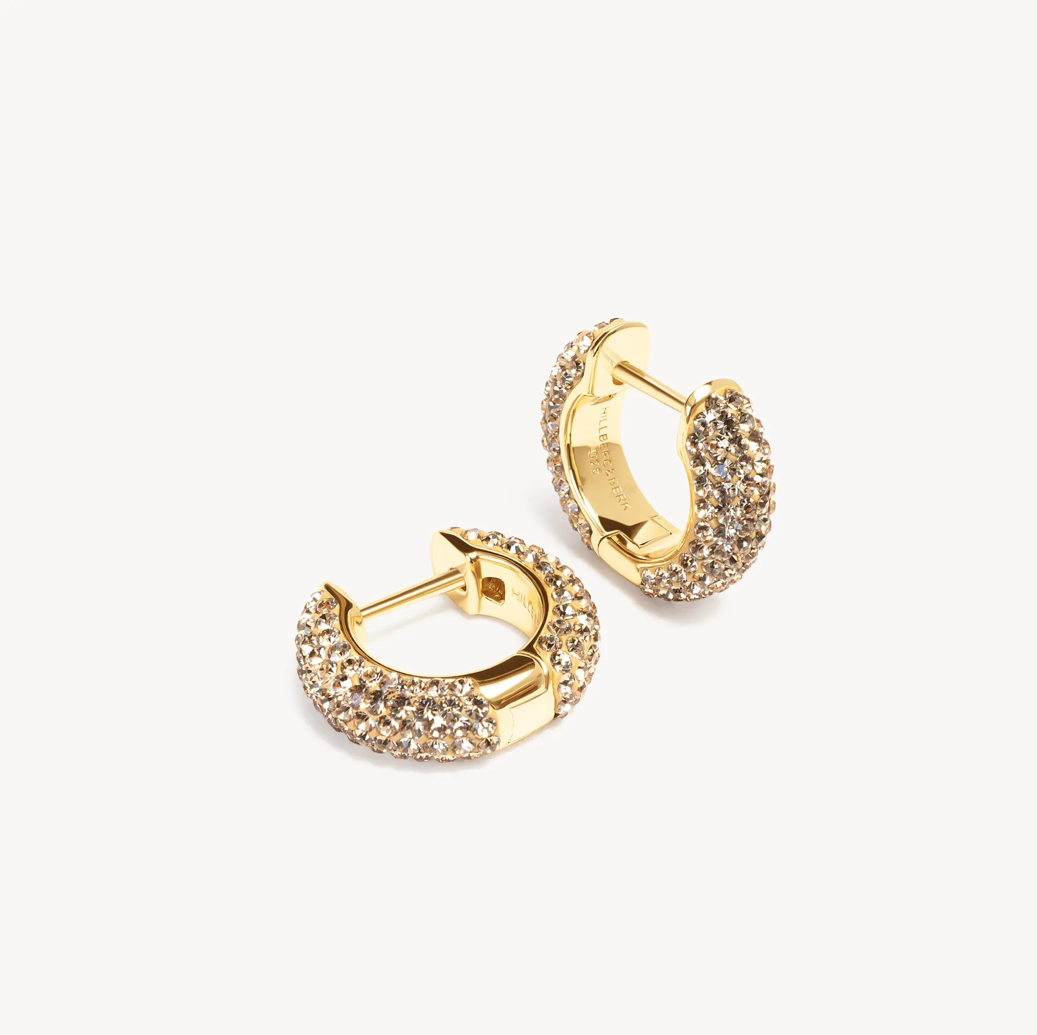Small Sparkle Hoop Earrings