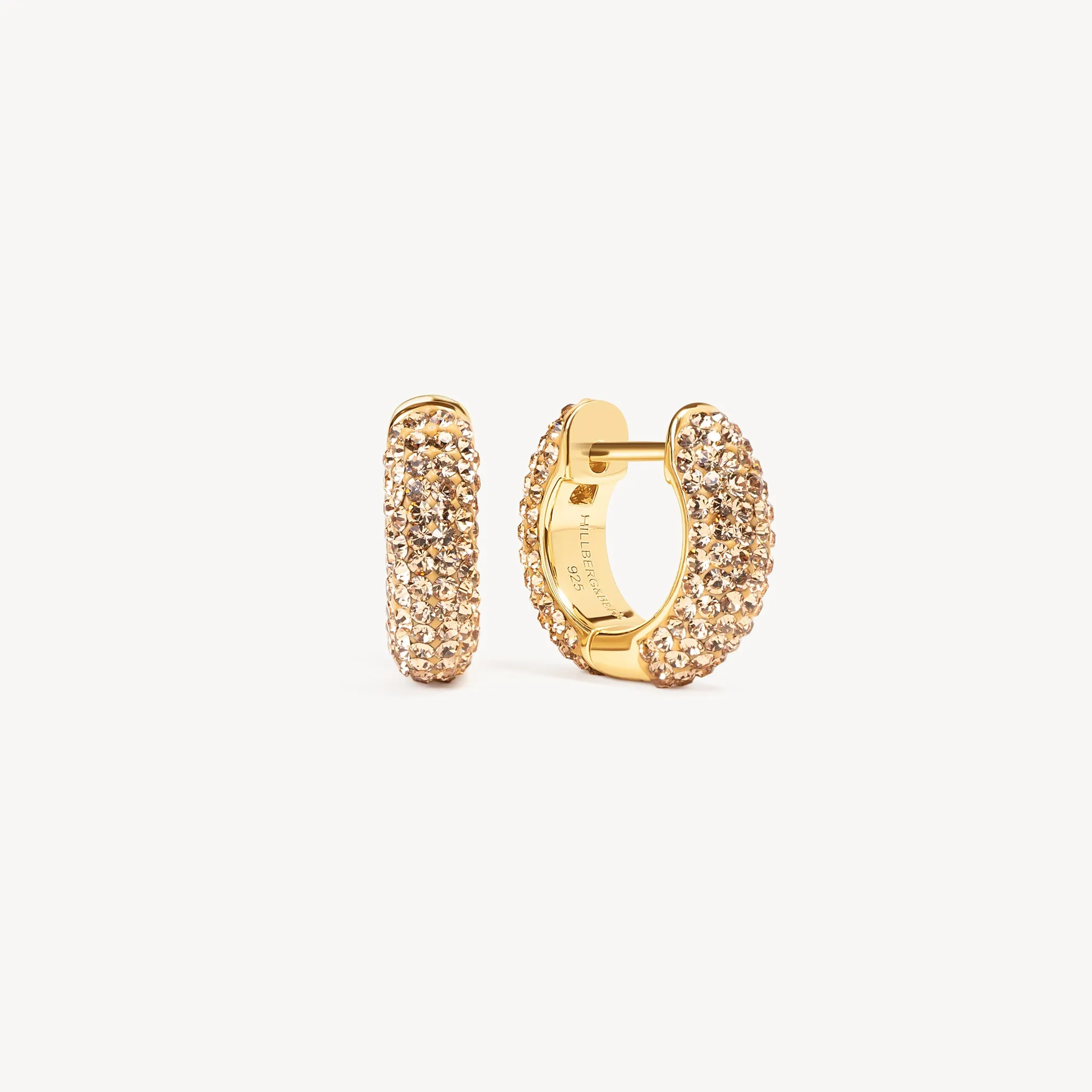 Small Sparkle Hoop Earrings