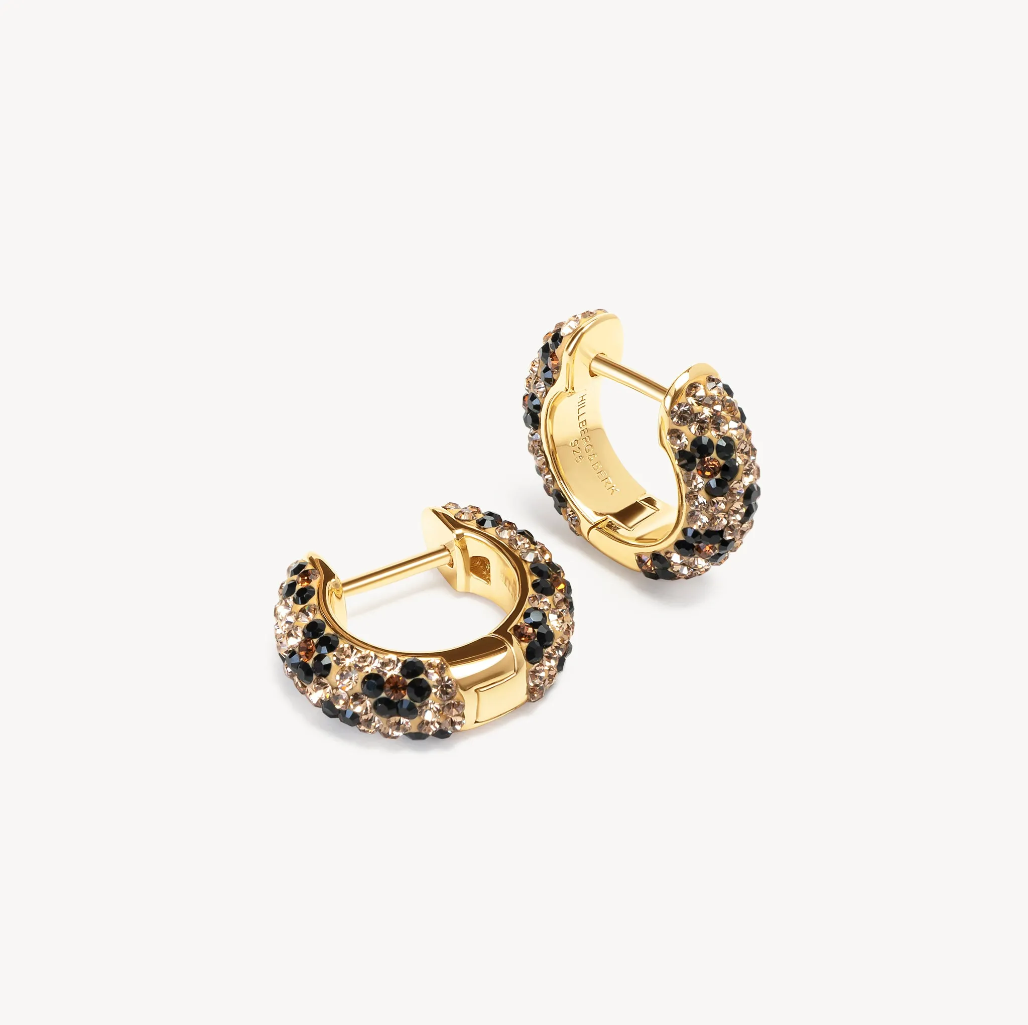 Small Sparkle Hoop Earrings