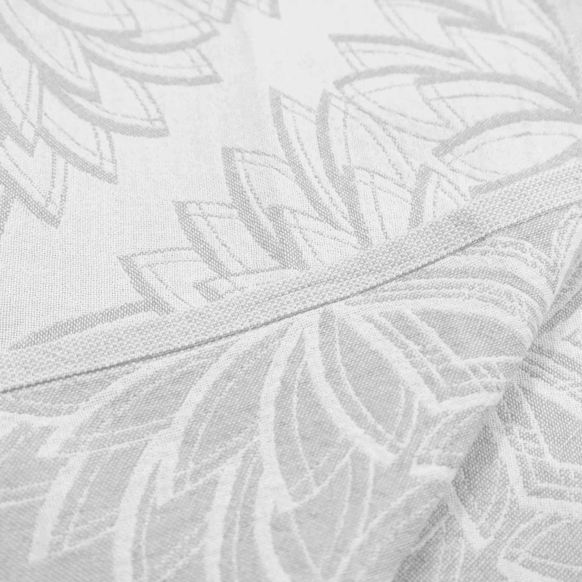 Turkish Cotton Hand Towel | Horona in Grey   White