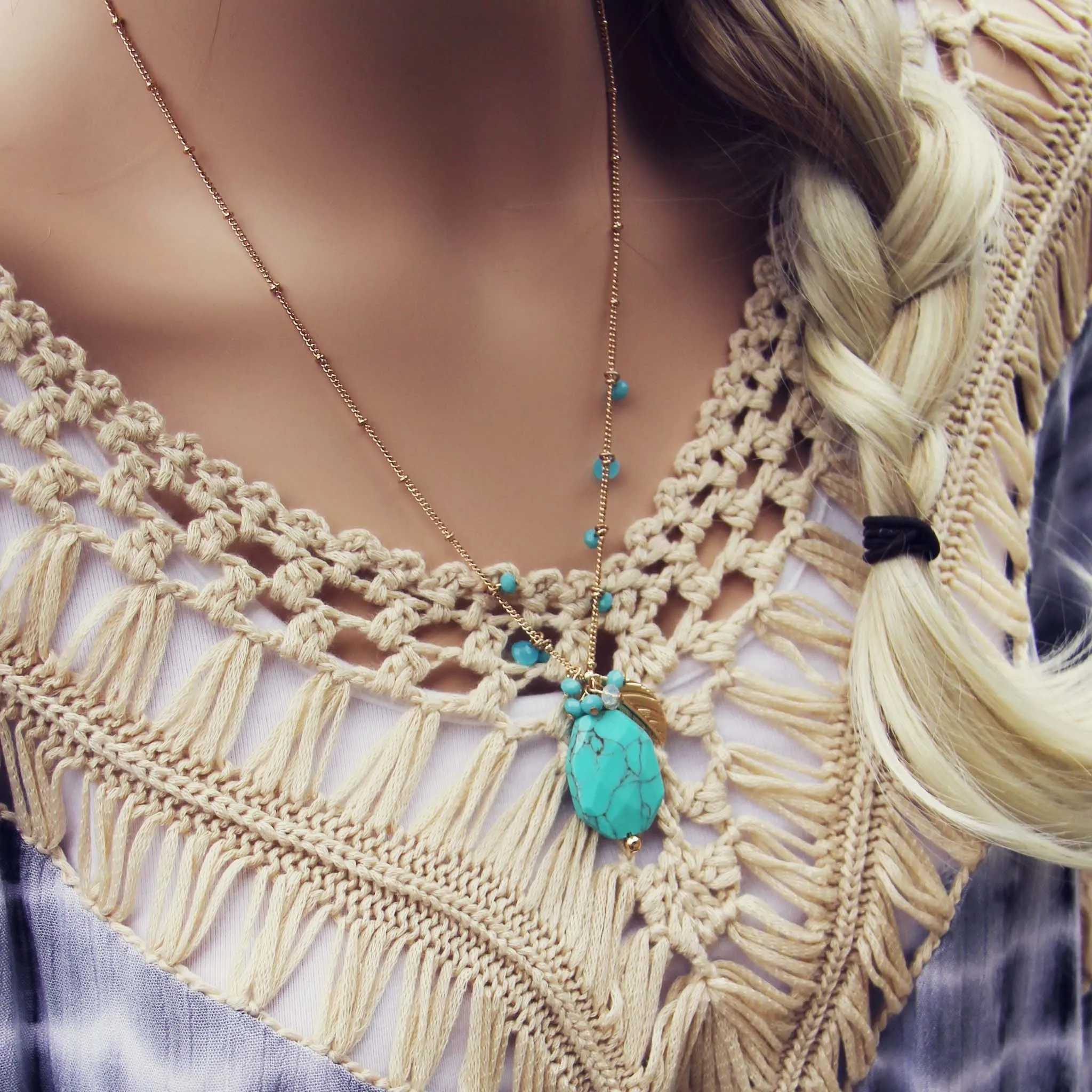 Turquoise Hunter Necklace